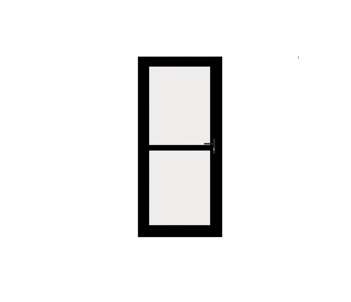 Aluminium Bespoke Single Door (1 Transom)