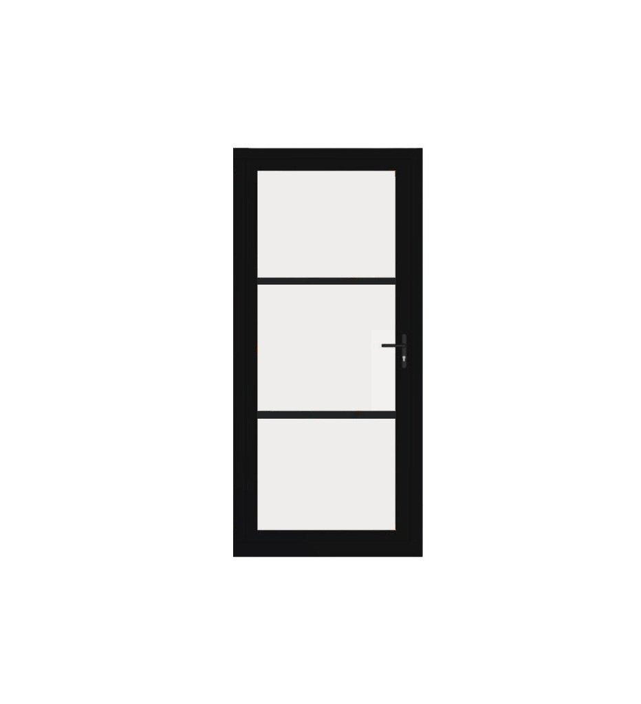 Aluminium Bespoke Single Door (2 Astragal Bars)