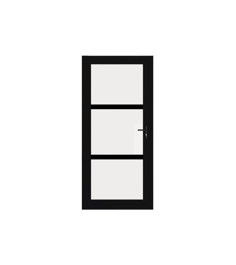 Aluminium Bespoke Single Door (2 Transom)
